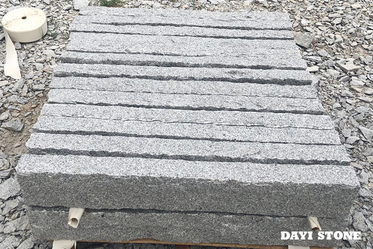 Kerbs Light Grey Granite All sides natural split 100x15x7cm - Dayi Stone